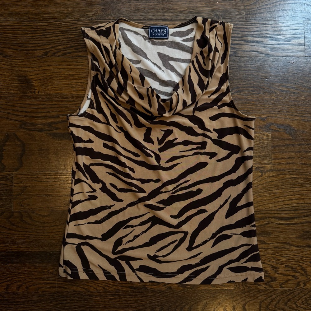 Zebra Print Women's Blouse
